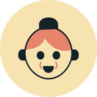 bebek ikonu vektör illüstrasyonu