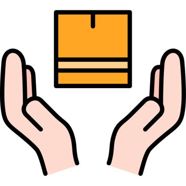 el ele tutuşan kredi kartı vektör çizimi