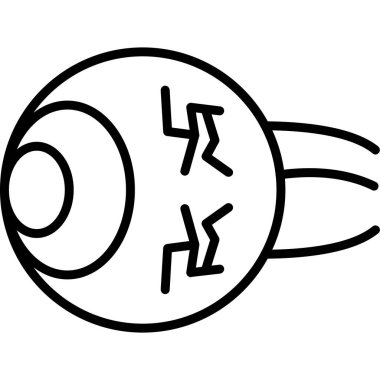 uydu simgesi vektörü. İnce çizgi işareti. kontur sembolü çizimi