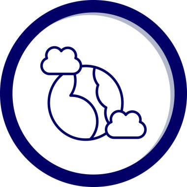 Köpek. Web simgesi basit illüstrasyon