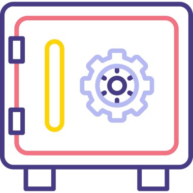 Modern b 'nin vektör illüstrasyonu vites simgesinden yoksun