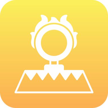 vektör modern illüstrasyon, spor ve eğlence simgesi