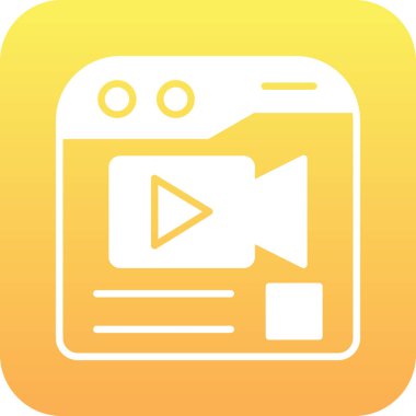 video camera vector icon design