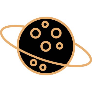 gezegen sistemi izole edilmiş simgesi