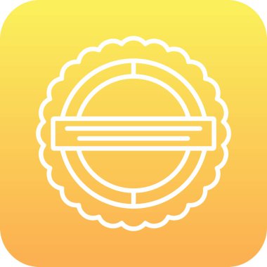 Burger Düz Vektör Simgesi Tasarımı