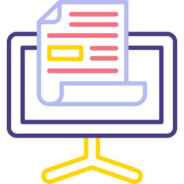 seo modern simgesinin vektör illüstrasyonu