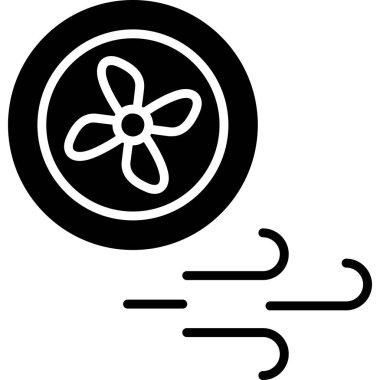 çiçek ikonu, vektör illüstrasyonu