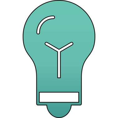 Benzersiz fikir vektör simgesi