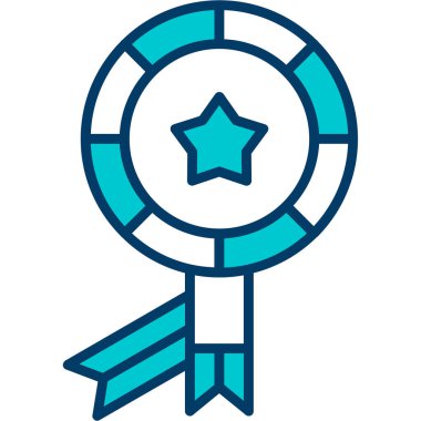 Kupa ödülü vektör simgesi modern basit vektör illüstrasyonu