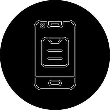 Projeniz için vektör cep telefonu simgesi