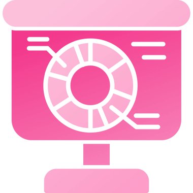 fan simgesi vektör illüstrasyonu