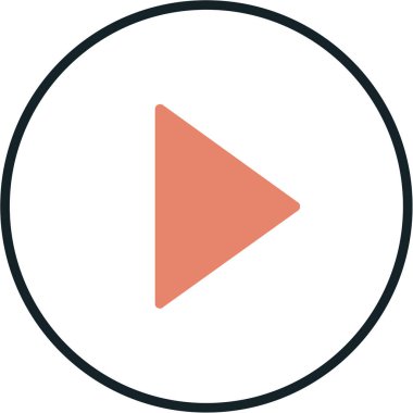 Oyun düğme simge vektör çizim