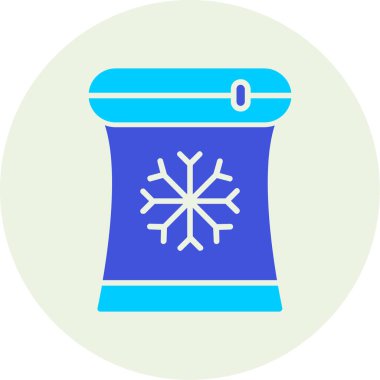 Kış vektör illüstrasyonu, simge