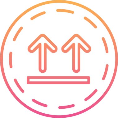 Ok. Web simgesi basit illüstrasyon