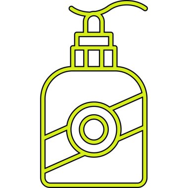 Bir şişenin vektör illüstrasyonu