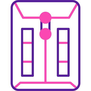 Kitap. Web simgesi basit illüstrasyon