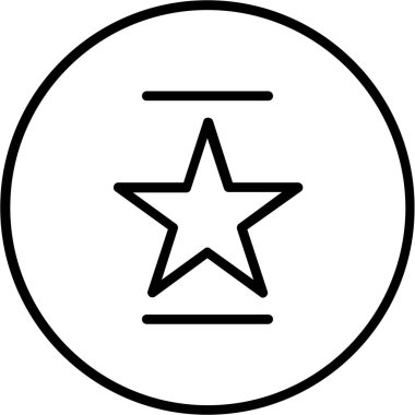 yıldız simgesi, vektör çizimi