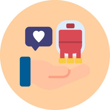 USB kablosu düz vektör simgesi