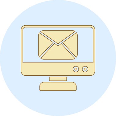 zarf posta vektör illüstrasyonu