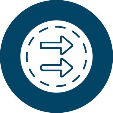 Yönlendirme Simgesi Moda Biçiminde İzole Arkaplan