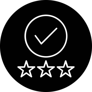 derecelendirme glifleri düz simge