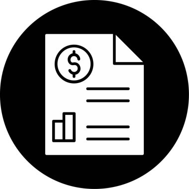 Para için. Web simgesi basit illüstrasyon