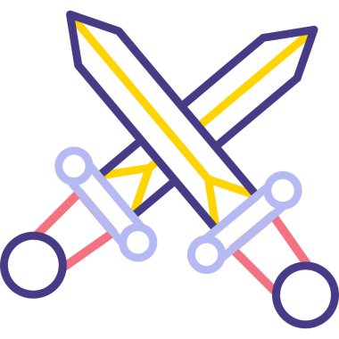 çapraz ok simgesinin vektör illüstrasyonu