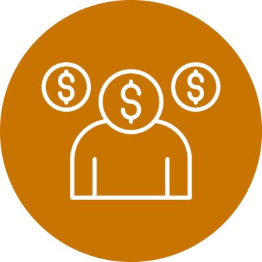 İş ikonu. vektör simgesi düz semboldür