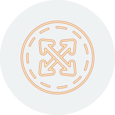 Sigara içilen ince çizgi vektör simgesi yok