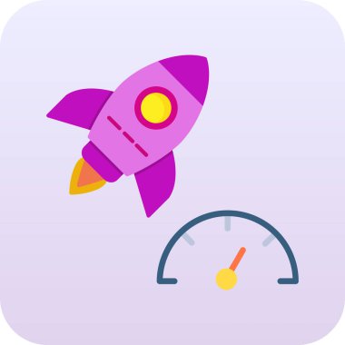 başlangıç simgesi, vektör illüstrasyonu