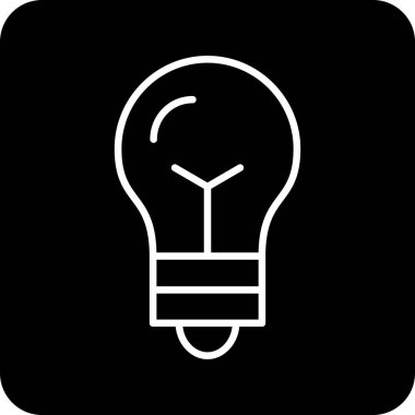 Ampul Ağı simgesi, vektör illüstrasyonu