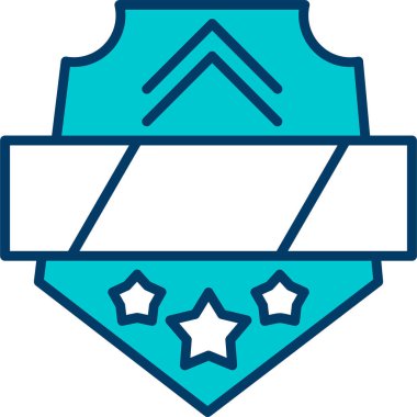 Rozet rozet simgesi - taslak biçimi