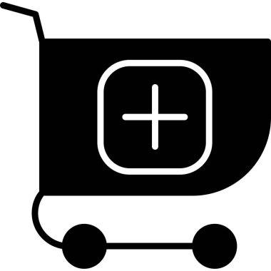 Kart simgesi, basit vektör illüstrasyonu