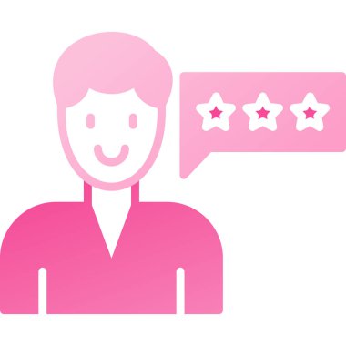 Müşteri değerlendirme kavramının vektör çizimi