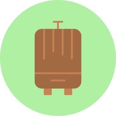 seyahat simgesi, basit vektör illüstrasyonu