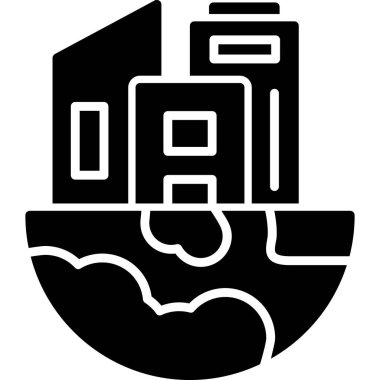 inşaat endüstrisi simgesi oluşturma - taslak biçimi