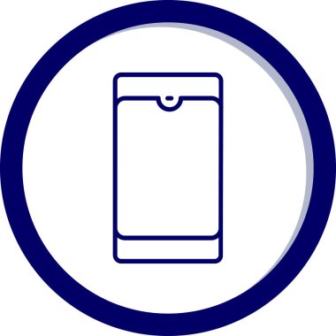 Mobil simgenin vektör illüstrasyonu