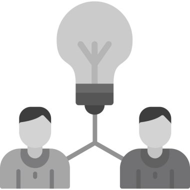 özet biçiminde yaratıcı iş insanları simgesi