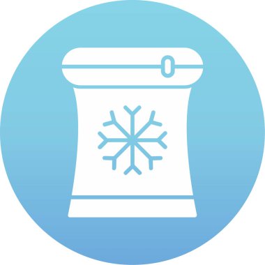 Kar simgesinin vektör illüstrasyonu