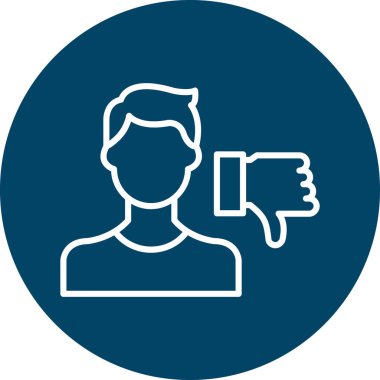 Başparmağı havada bir adam. Web simgesi