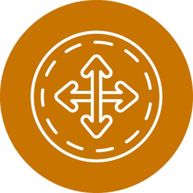 Bir ağaç simgesinin vektör illüstrasyonu