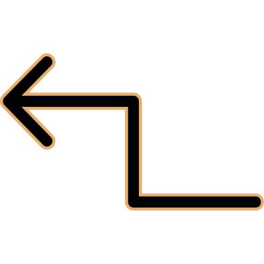 Düz vektör simgesi sağ ok