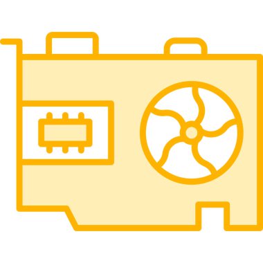 Beyaz arkaplanda izole edilmiş, film simgesi ve vektör illüstrasyonlu kamera