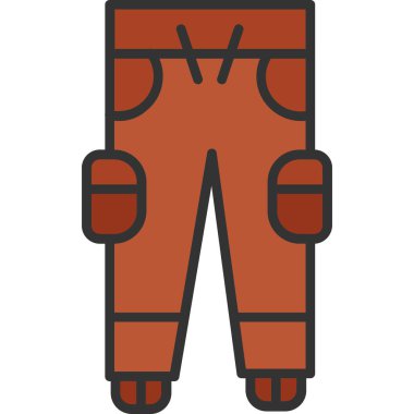 Ceket. Web simgesi basit illüstrasyon