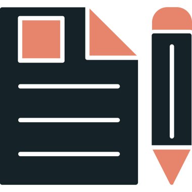 Kontrol listesi simgesi vektör illüstrasyonu