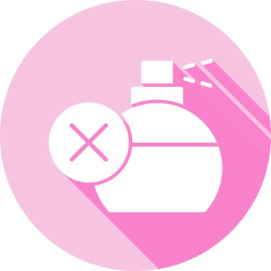 Bir parfüm simgesinin vektör çizimi