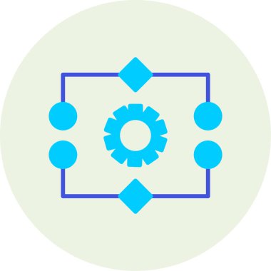 seo modern simgesinin vektör illüstrasyonu