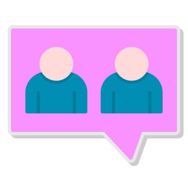 Bir kadın ve erkeğin vektör çizimi