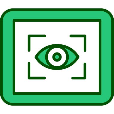 Göz. Web simgesi basit tasarım