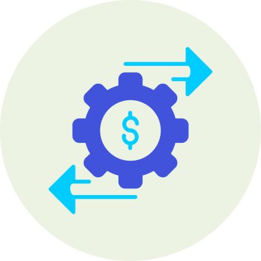 İş ve finans simge vektör.